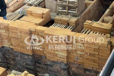 内蒙焙烧炉施工现场
